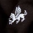 Senlak Tipped White Dragon of the English Polo Shirt - Black